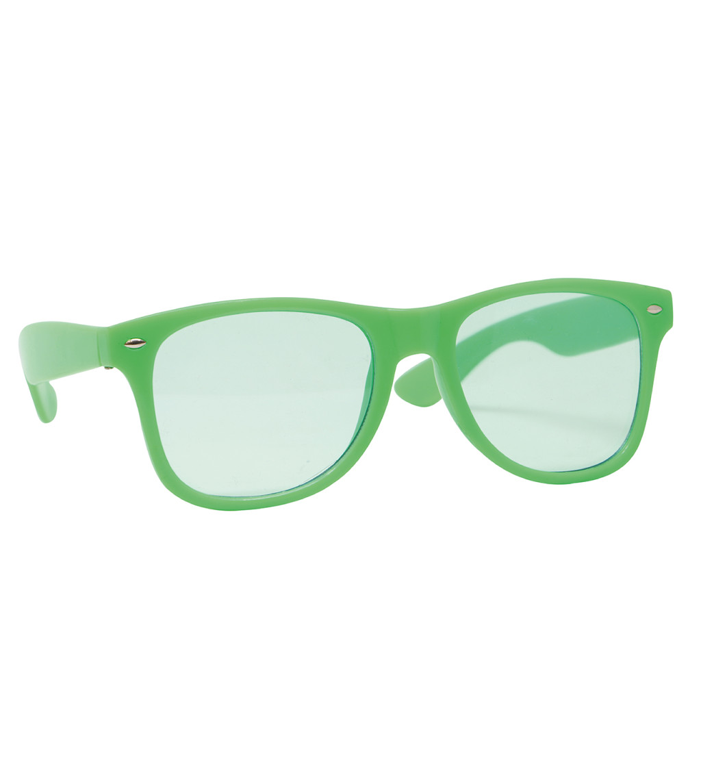 Zelené brýle - se zelenými skly
