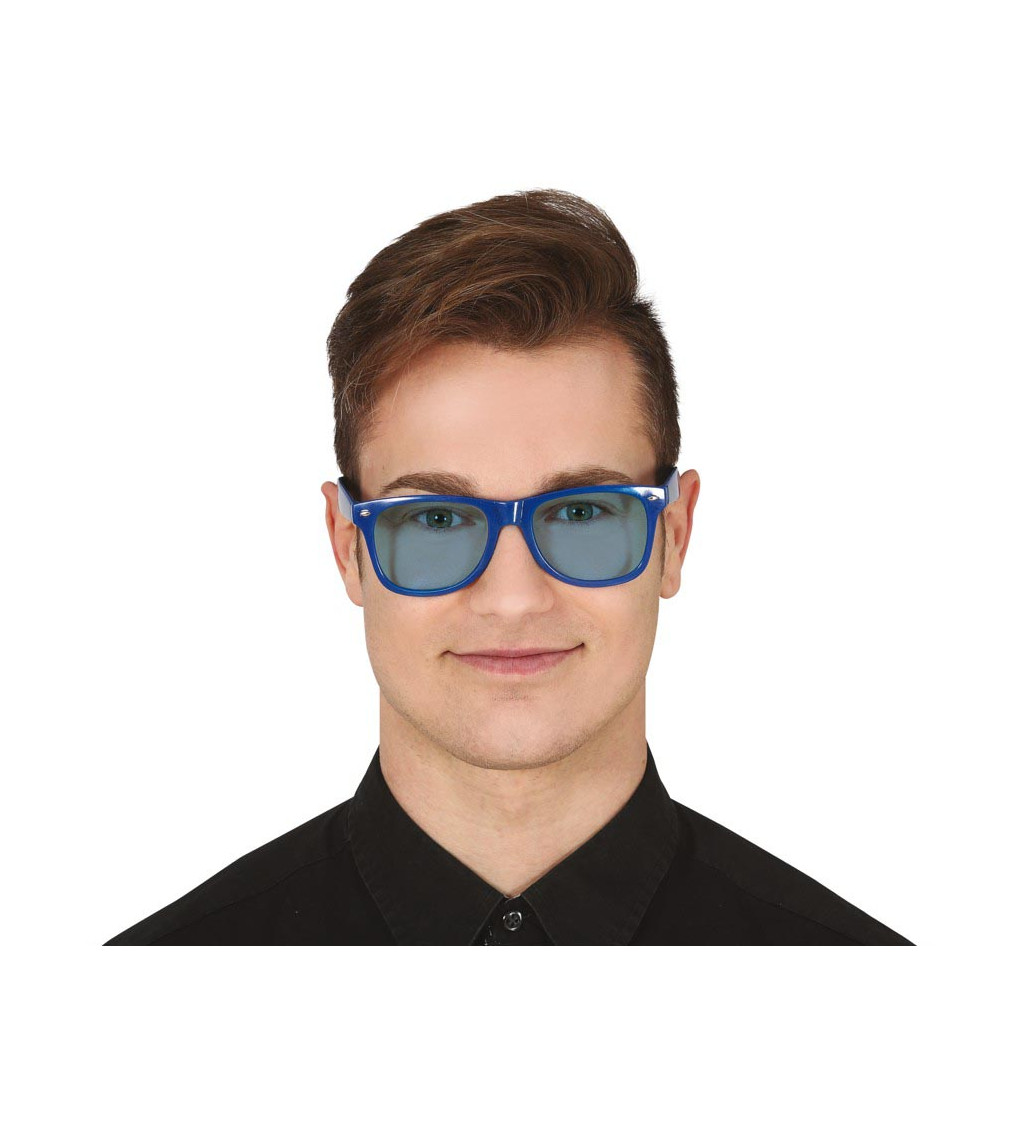 Modré brýle - s modrými skly
