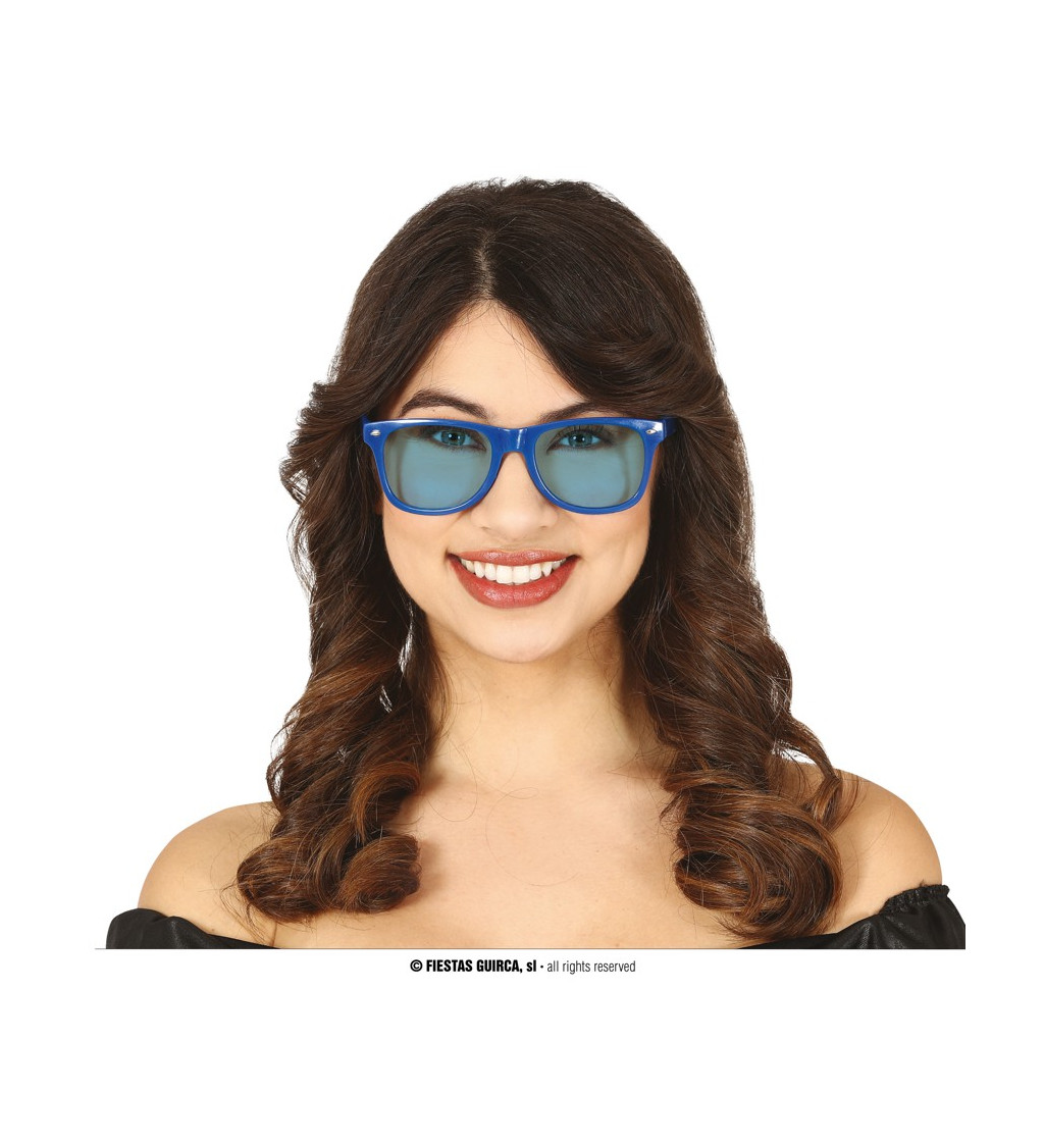 Modré brýle - s modrými skly