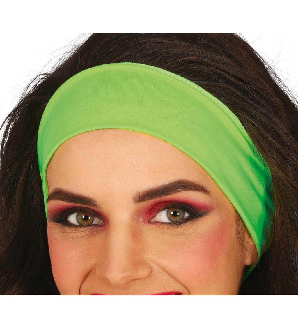 Čelenka - neonově zelená