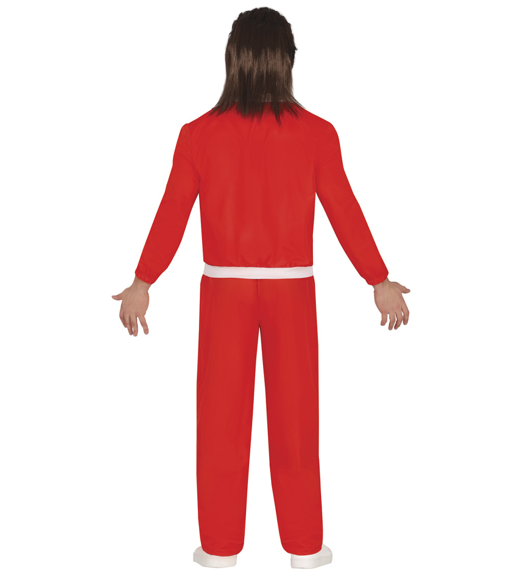 Pánský kostým - Červená sportovní retrošusťákovka
