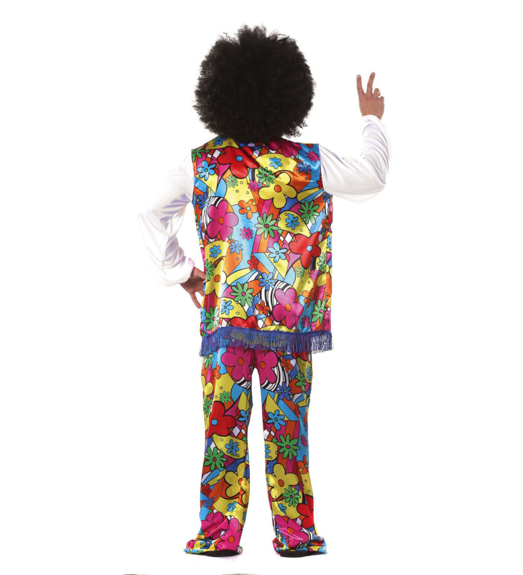 Pánský kostým - Duhový hippie