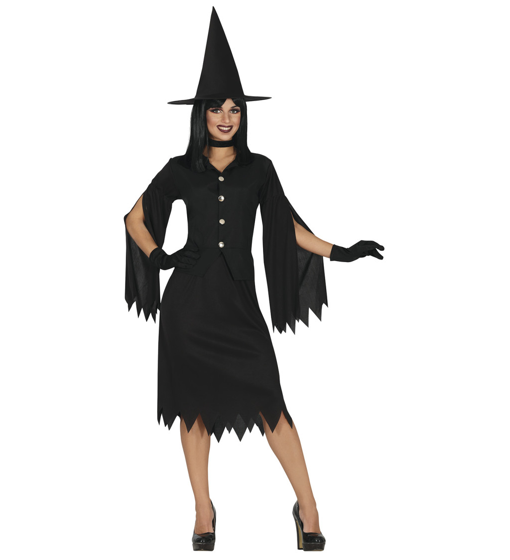 Dámský kostým Čarodějnice Salem