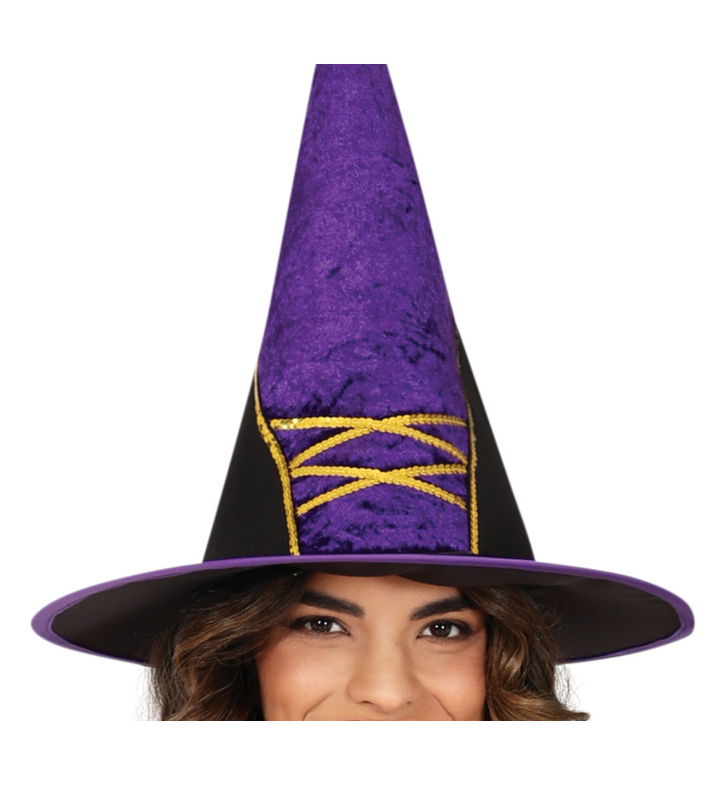 Dámský kostým Fialová čarodějnice