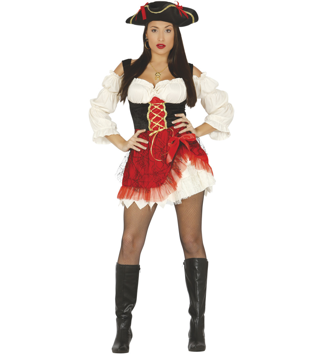 Dámský kostým - Pirátská bojovnice Charlotte