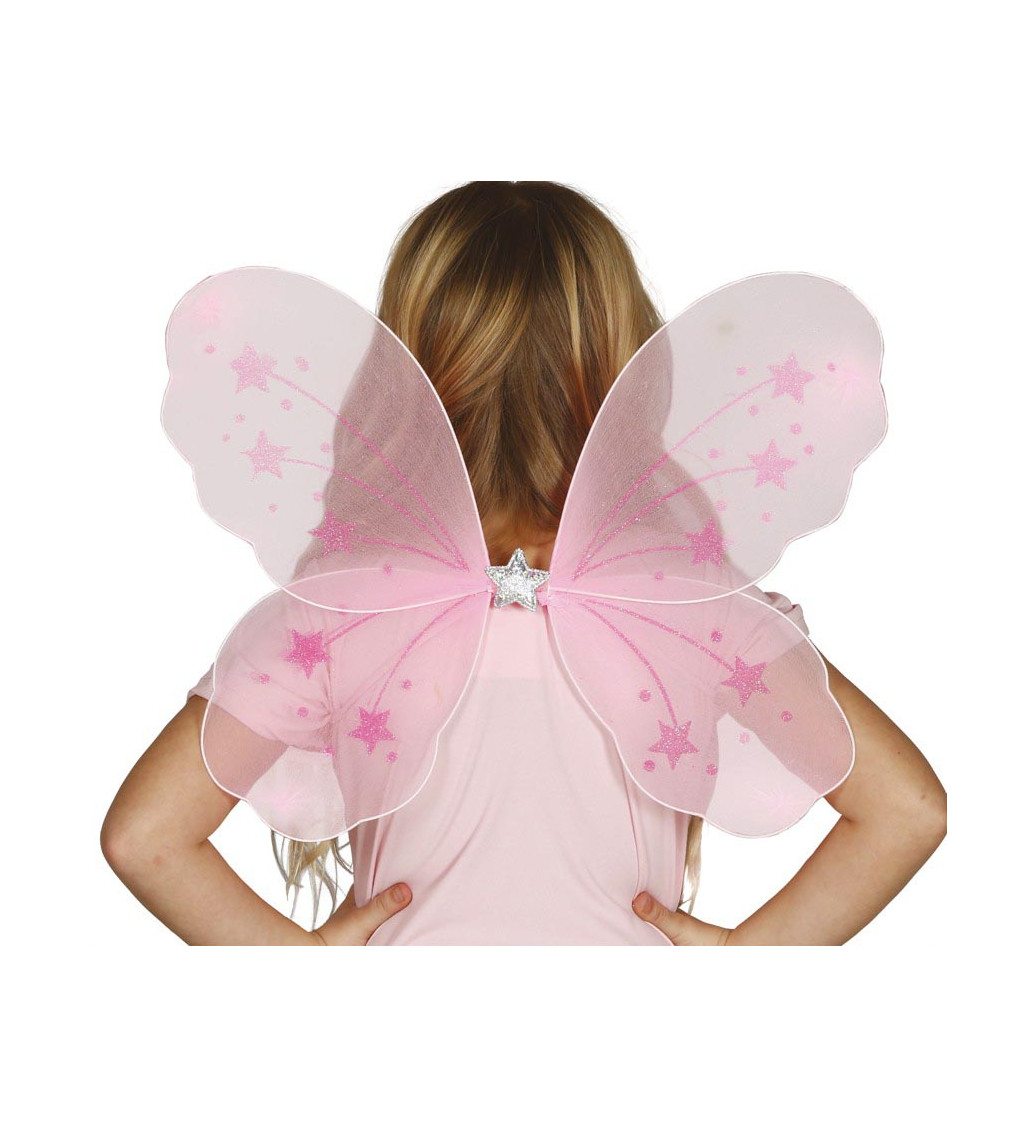 Křídla - Růžová
