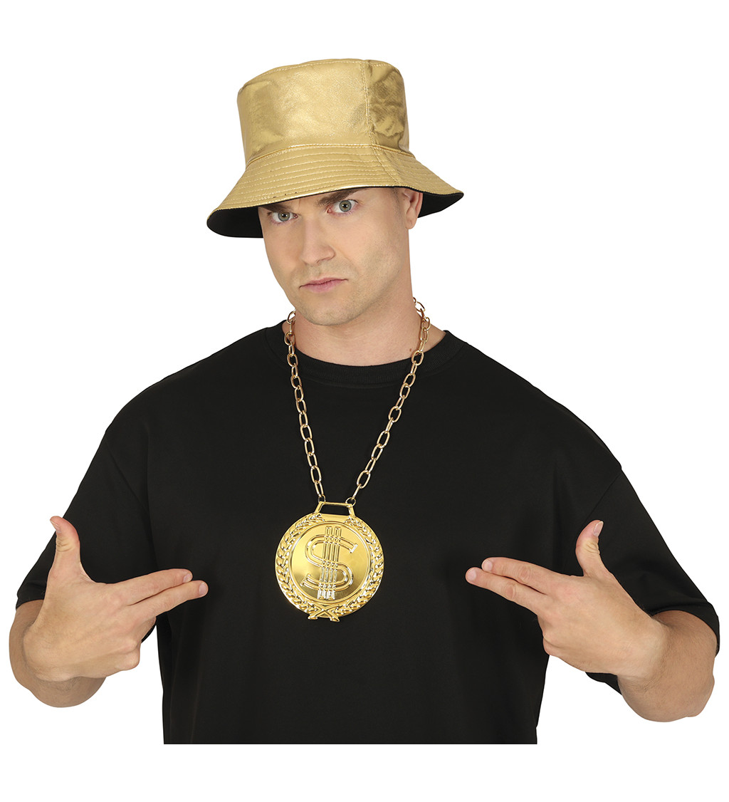 Zlatý náhrdelník - s dolarem