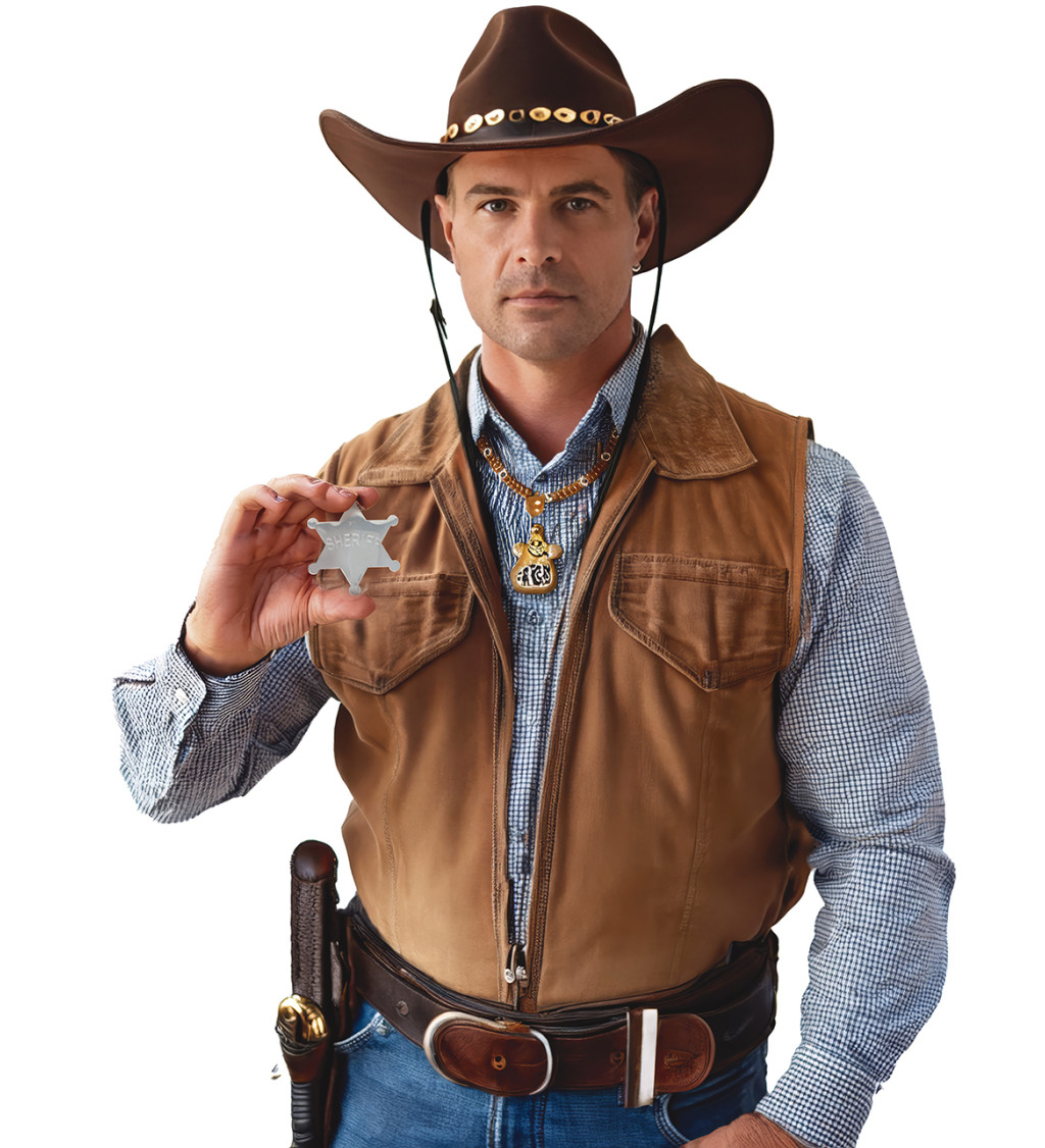 Hvězda - kovová šerifa