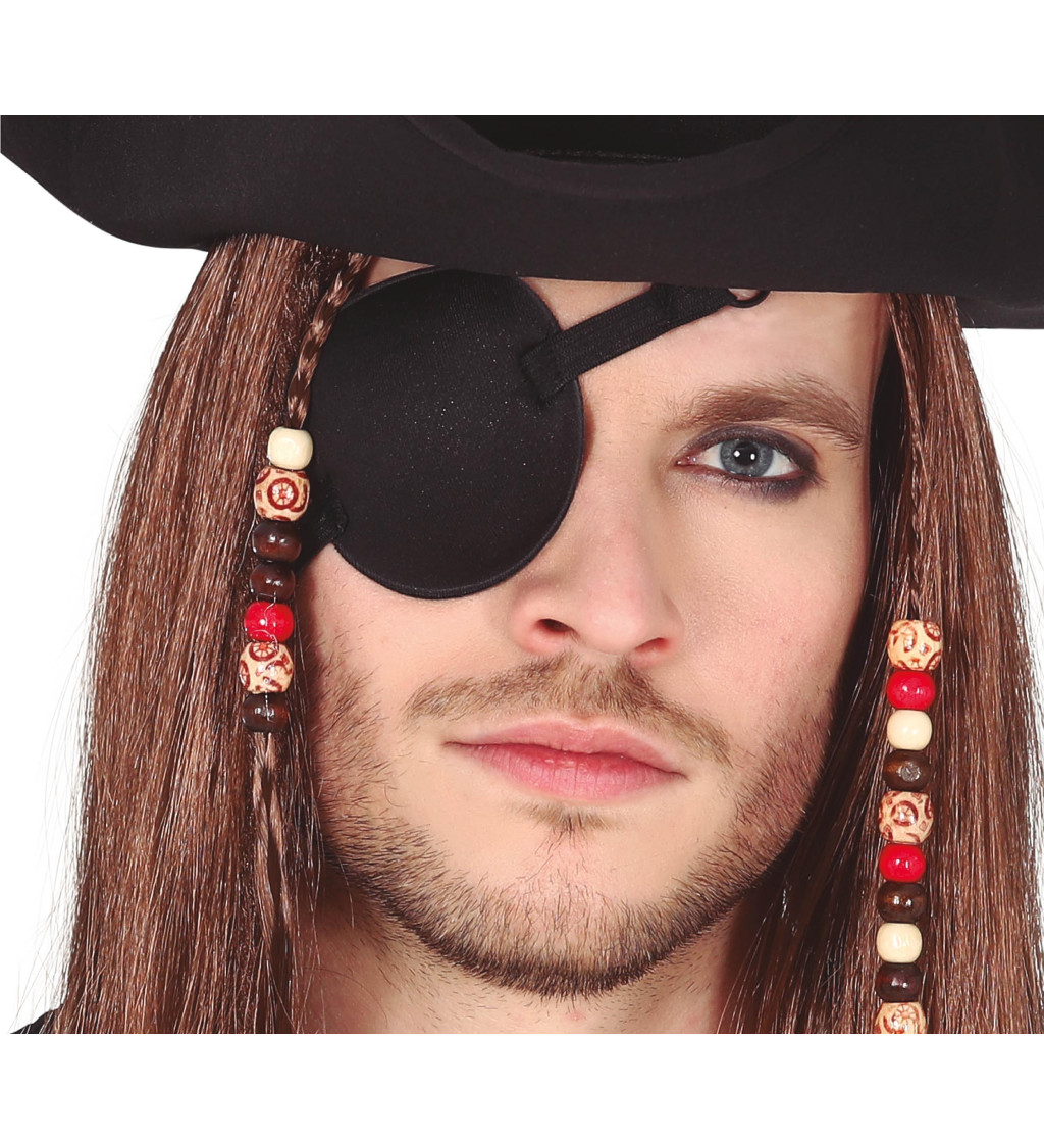 Pirátská - látková klapka