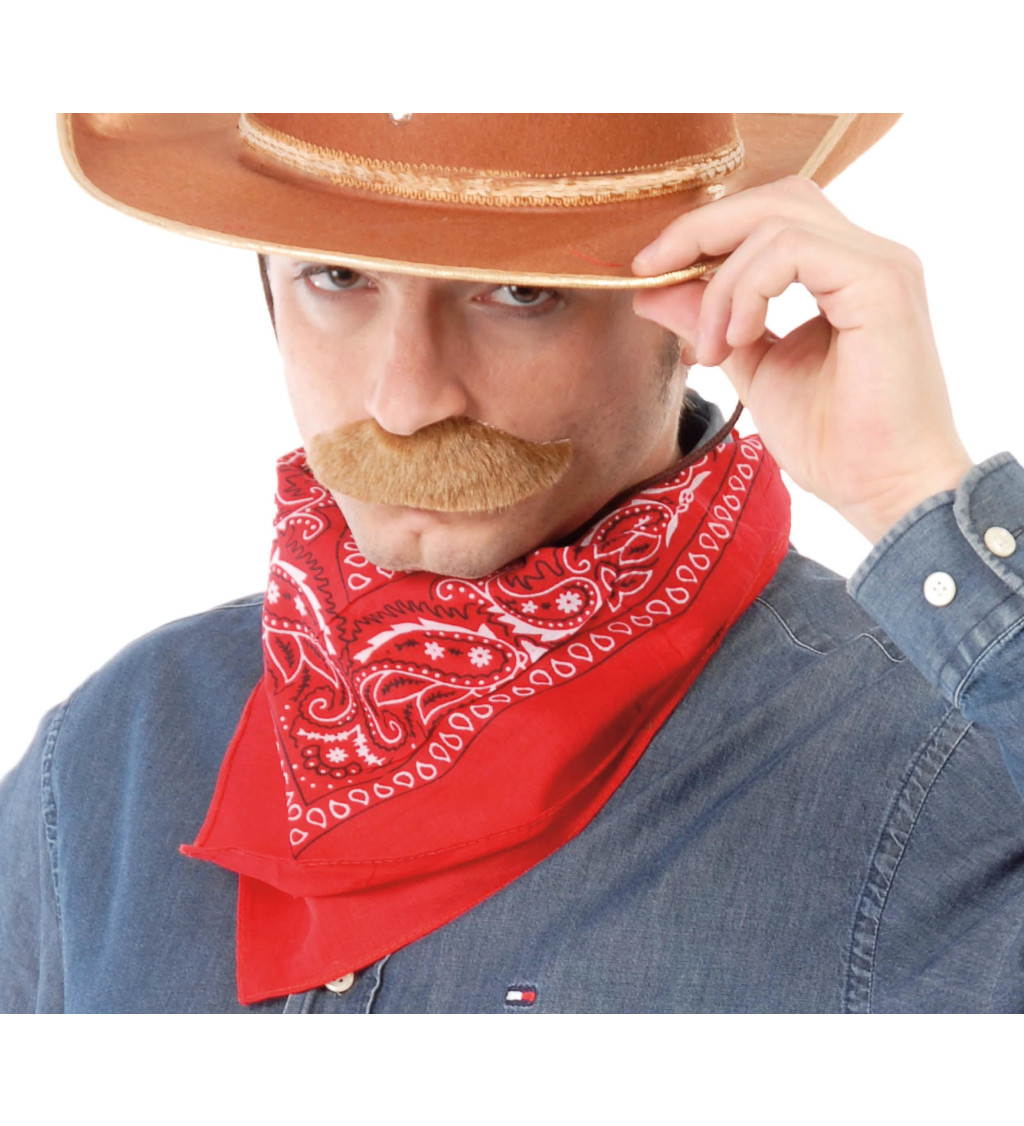 Červené - kovbojské šátky