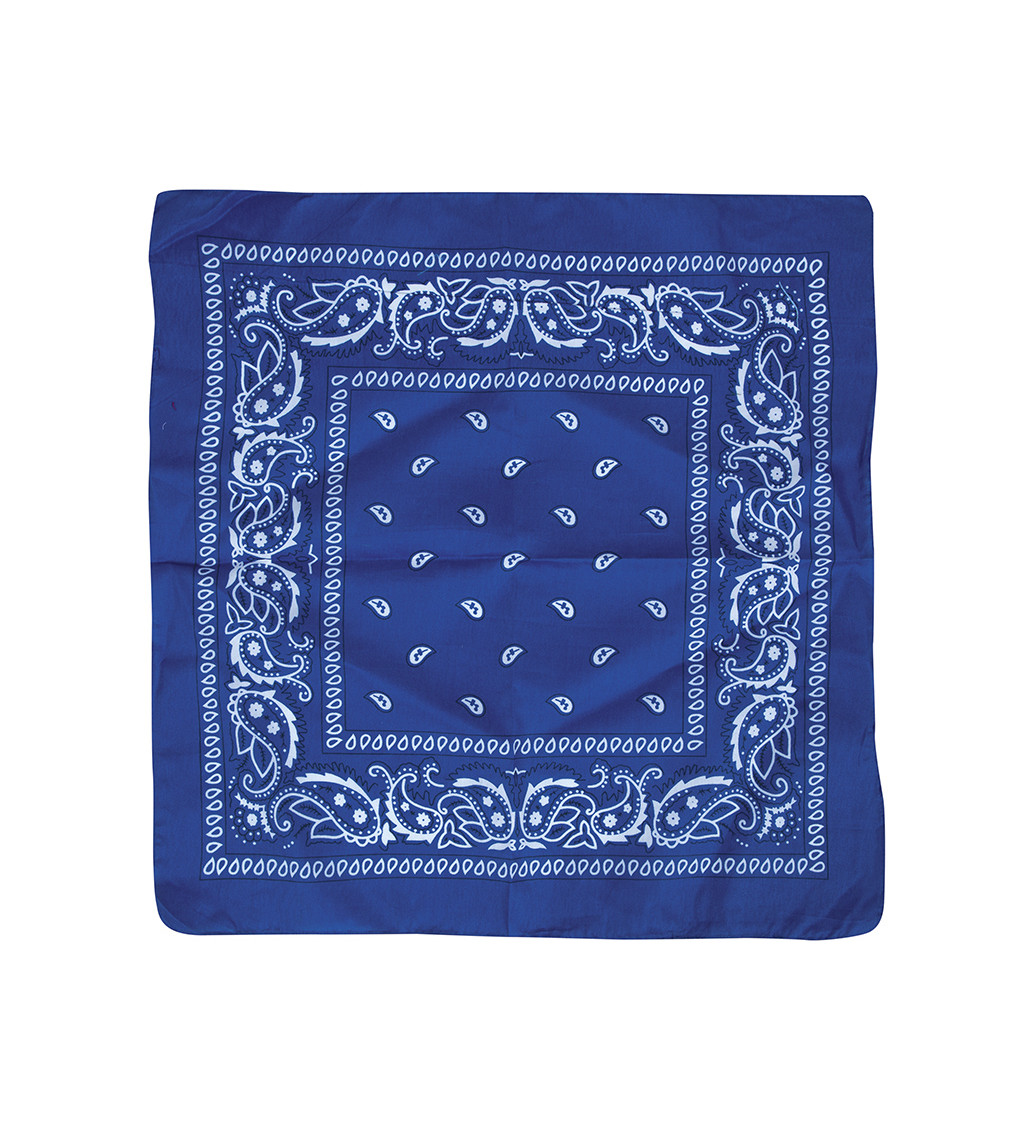 Modrý - džínový šátek