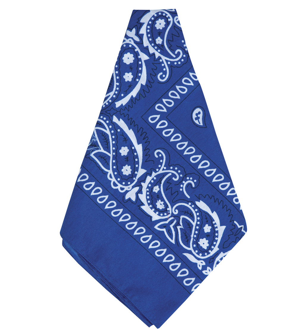 Modrý - džínový šátek