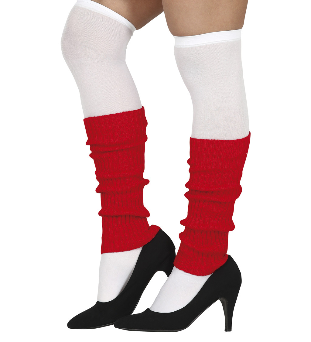 Červené - návleky na nohy