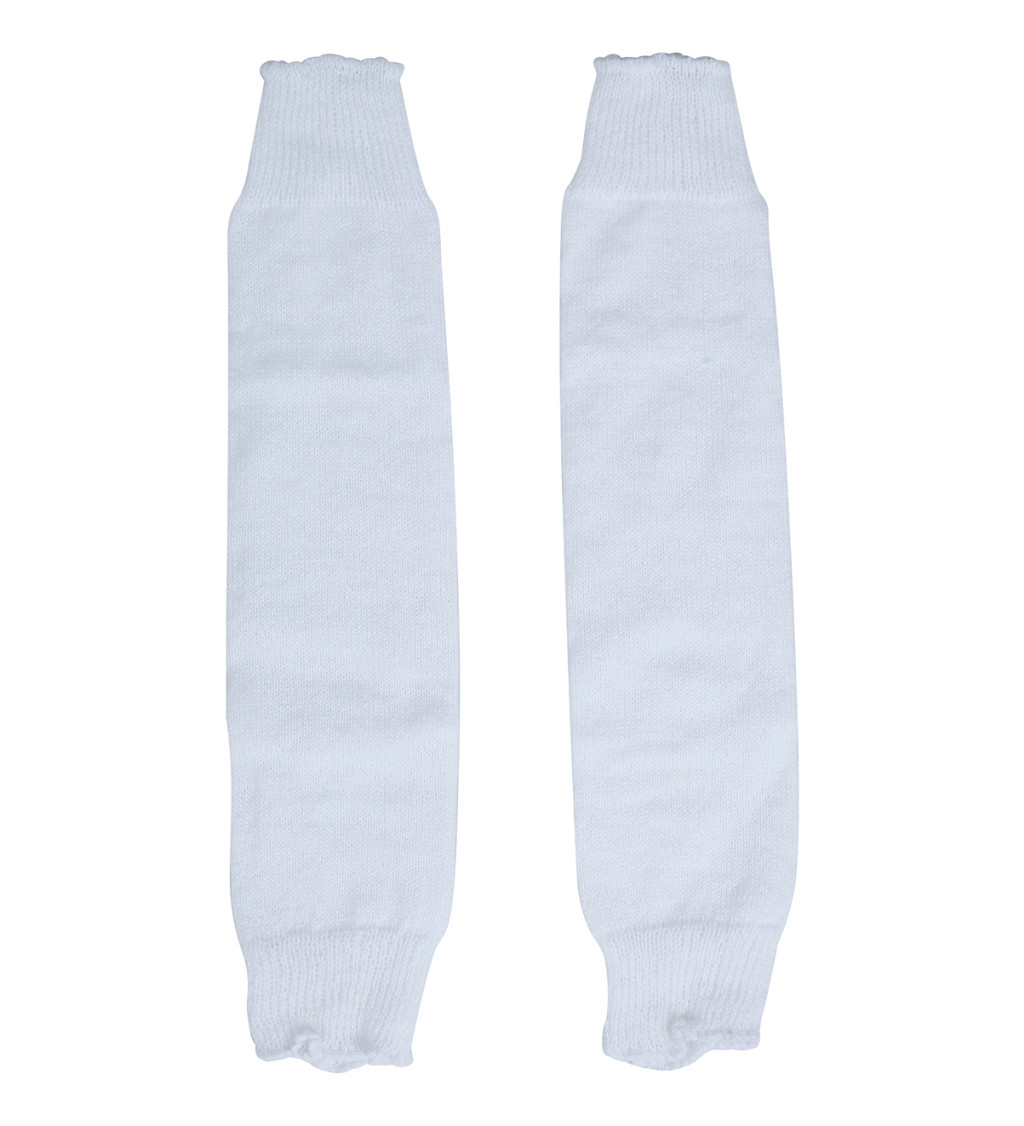 Bílé - návleky na nohy
