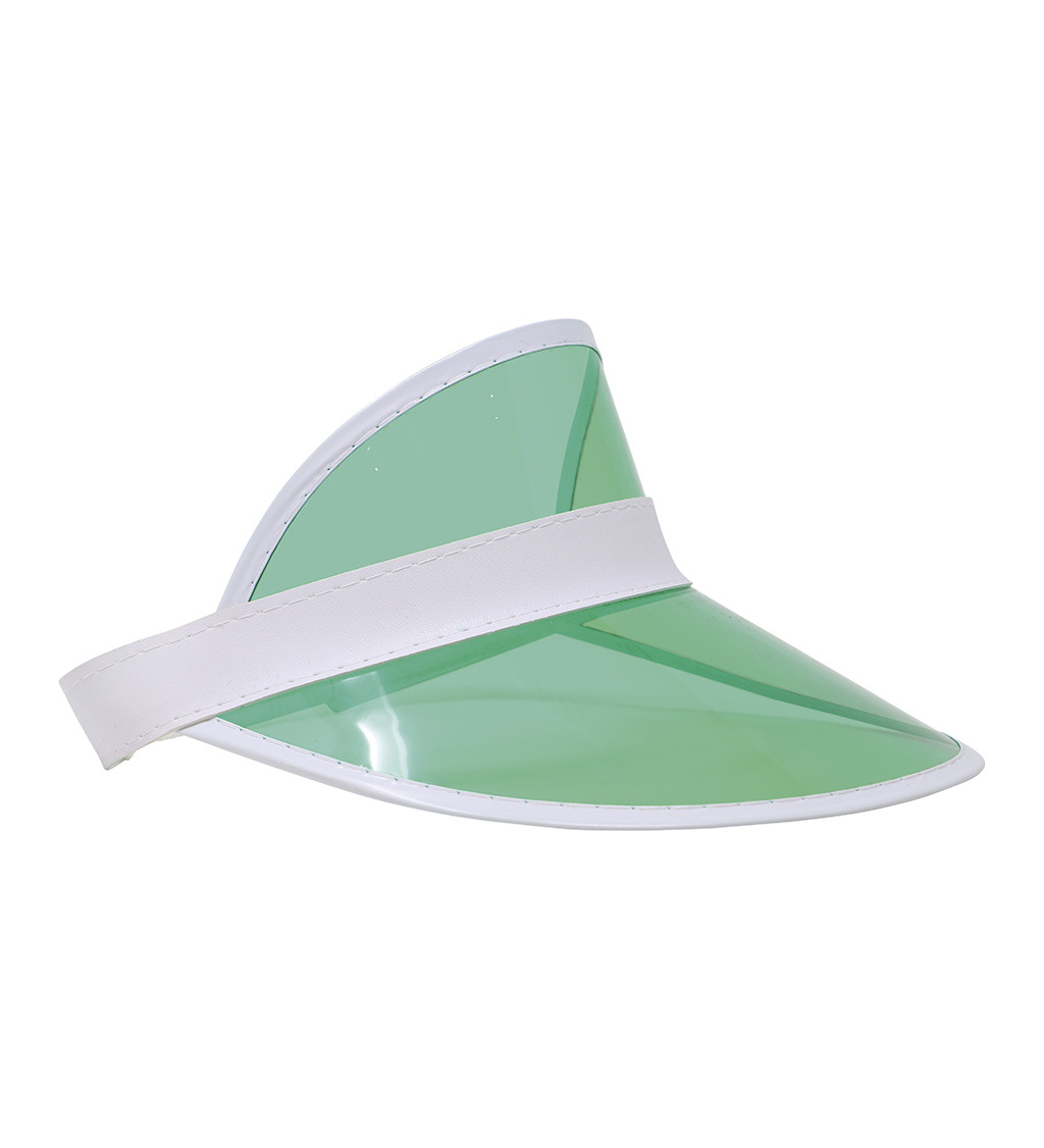 Kšiltovka z 80. let - průhledná zelená