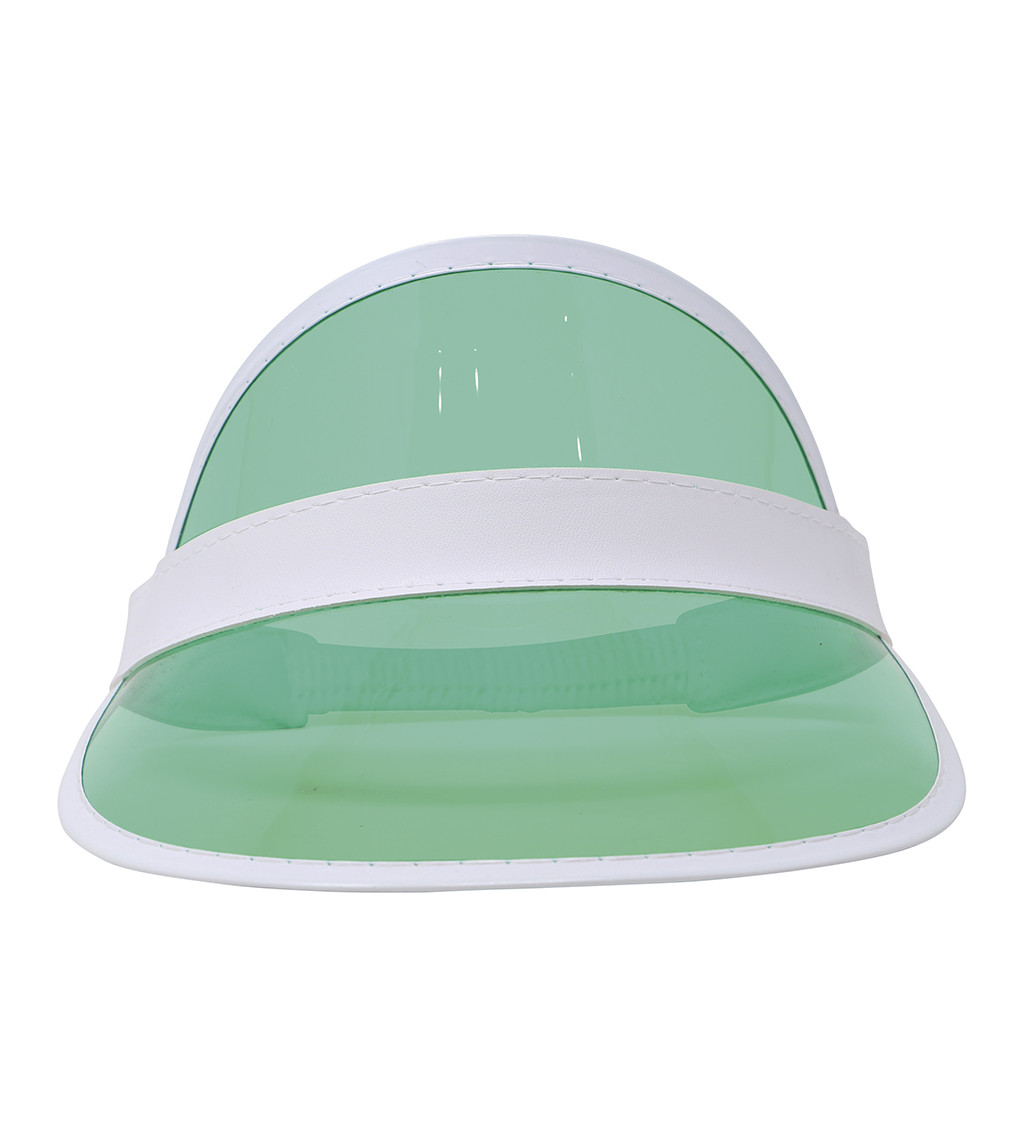 Kšiltovka z 80. let - průhledná zelená