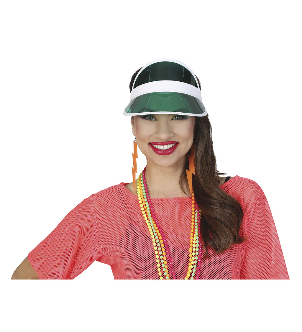 Kšiltovka z 80. let - průhledná zelená