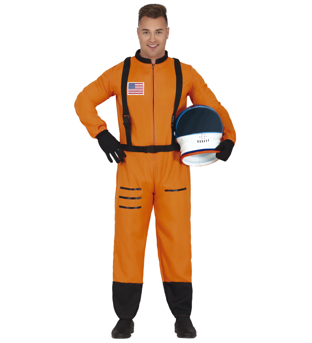Pánský kostým - Oranžový astronaut
