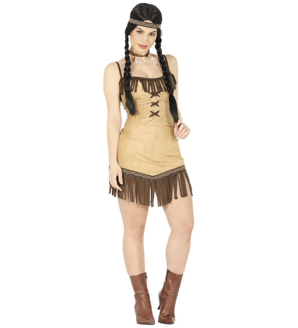 Dámský kostým - Miwok Indiánka