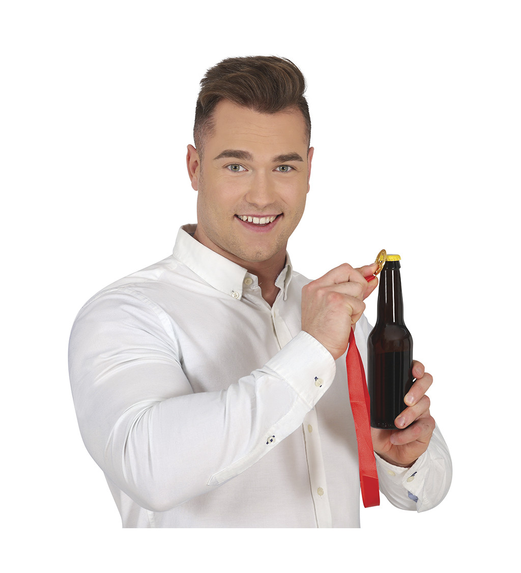 Náhrdelník s otvírákem na lahve