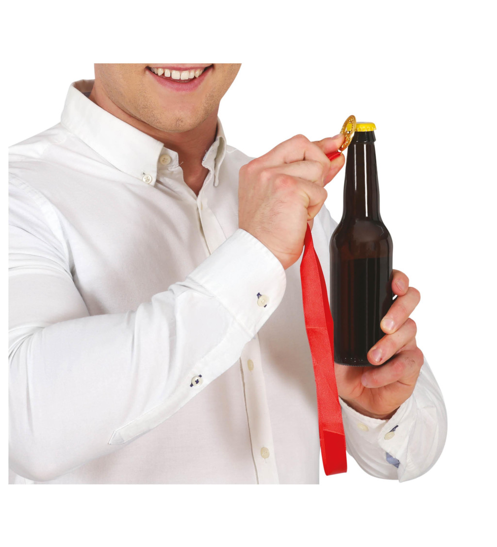 Náhrdelník s otvírákem na lahve