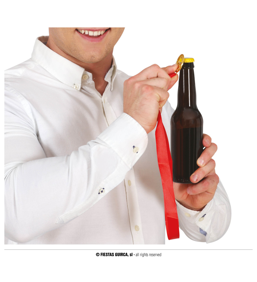 Náhrdelník s otvírákem na lahve