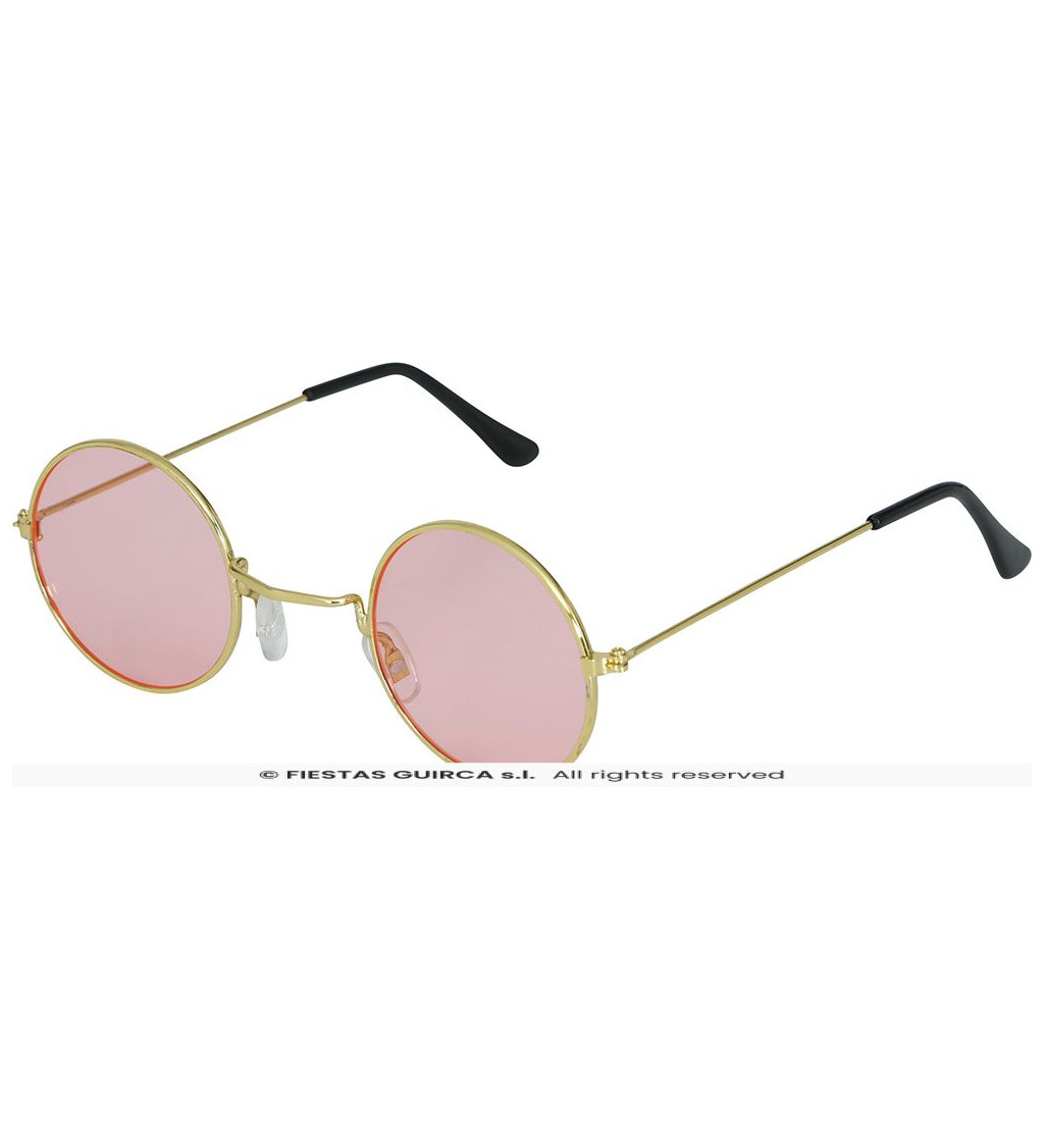 Brýle - hippie růžové