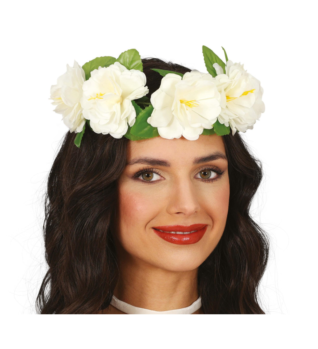 Věneček - z bílých květin