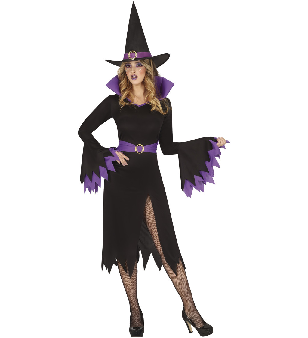 Dámský kostým elegantní čarodějnice
