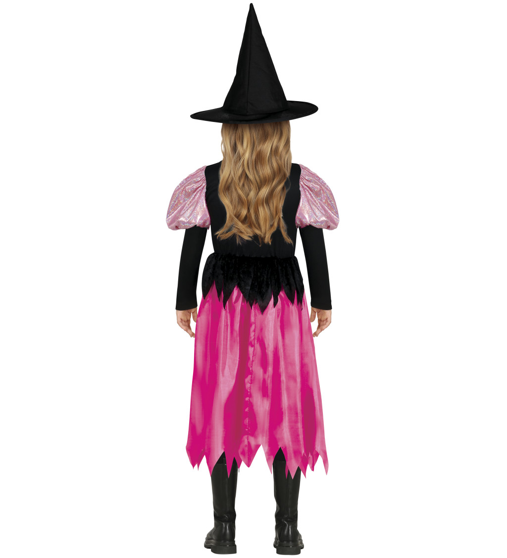 Dětský kostým třpytivá čarodějnice