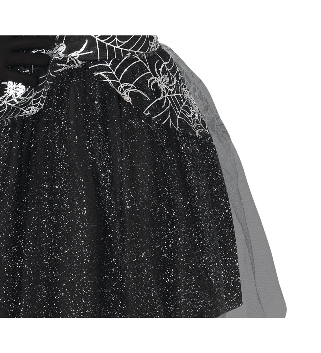 Dětský kostým stříbrná čarodějnice