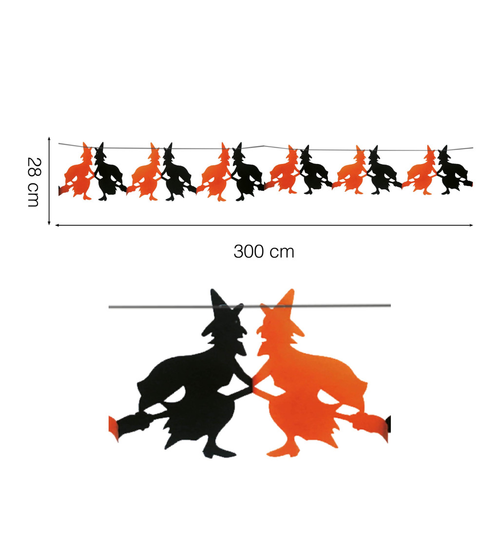 Čarodějnická girland