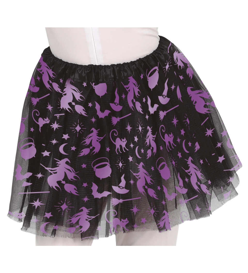 Čarodějnická tylová sukně