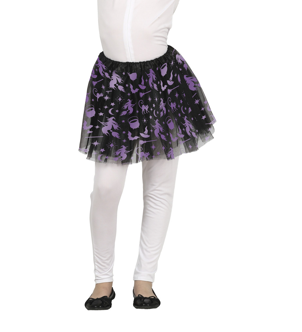 Čarodějnická tylová sukně