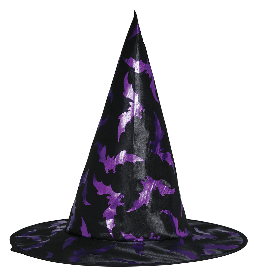 Sada čarodějnice černo-fialová