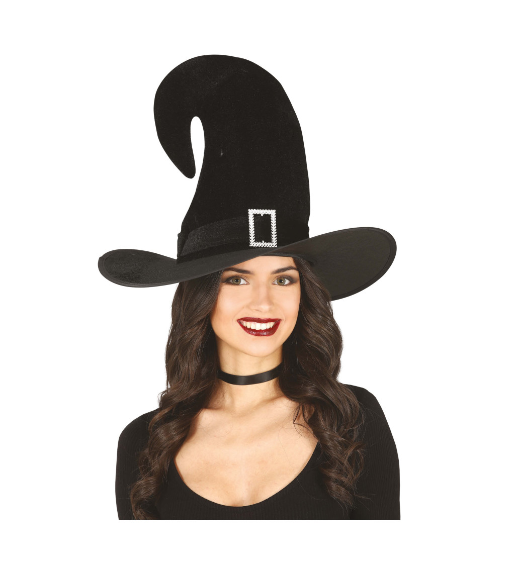 Sametový čarodějnický klobouk