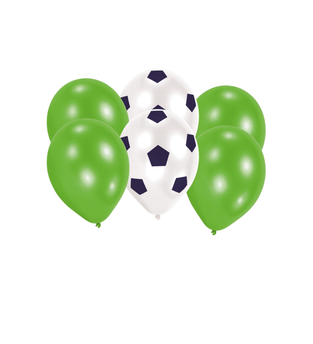 Sada latexových balónků s fotbalovým vzorem