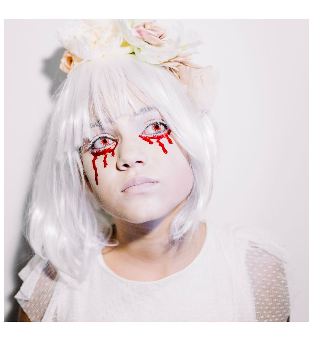 kontaktní čočky jednodenní-bloody mary