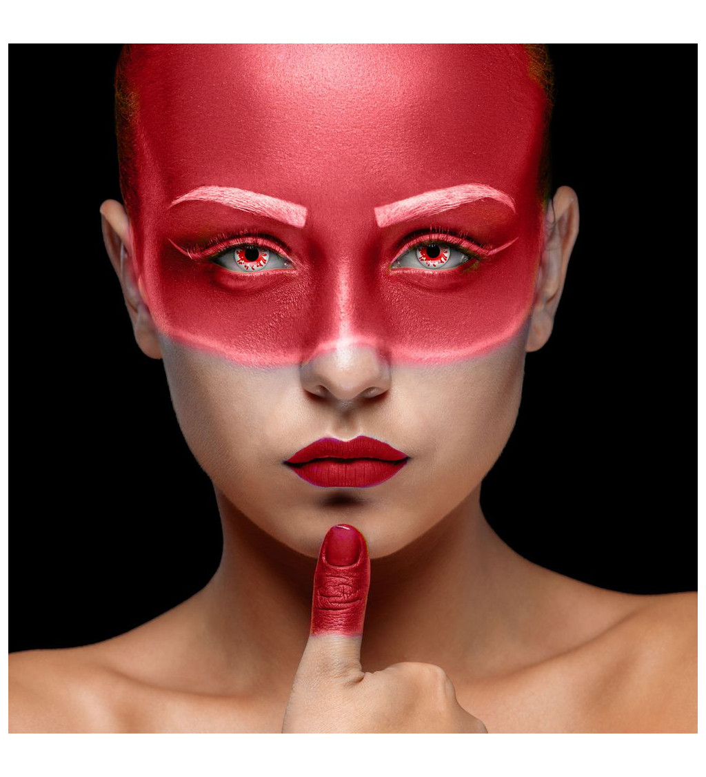 kontaktní čočky jednodenní-bloody mary