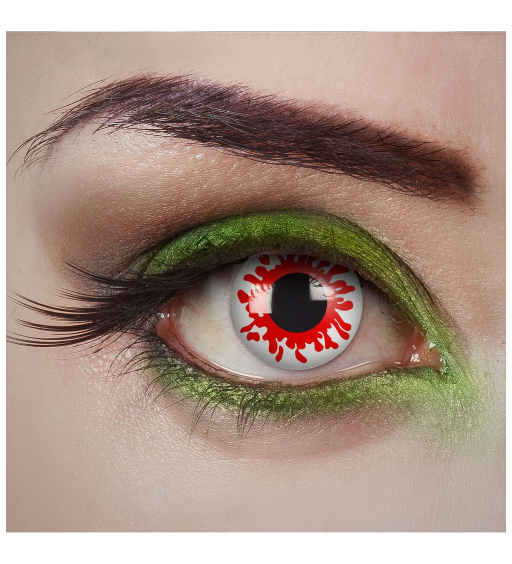 kontaktní čočky jednodenní-bloody mary