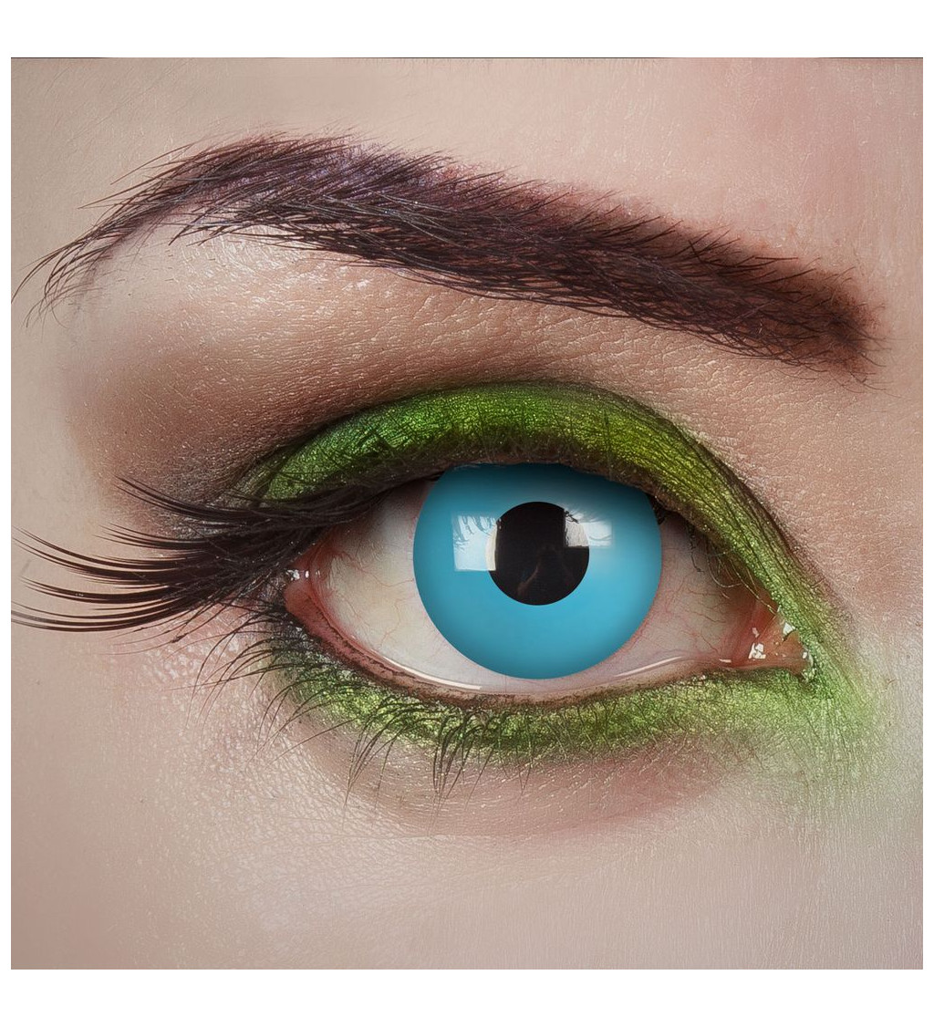 kontaktní čočky jednodenní- blue