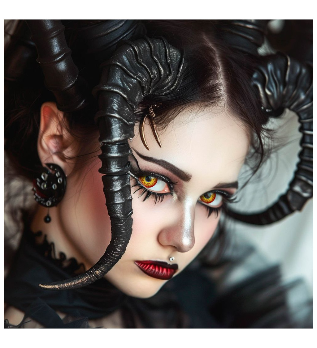 kontaktní čočky jednodenní-hellfire