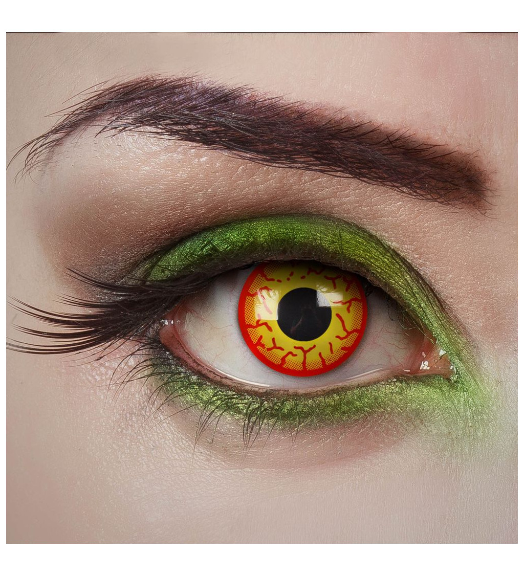 kontaktní čočky jednodenní-hellfire