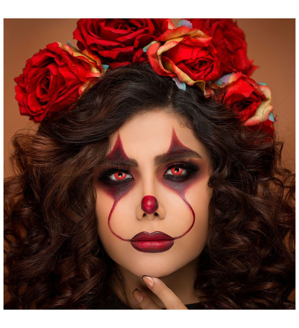 kontaktní čočky jednodenní-devil