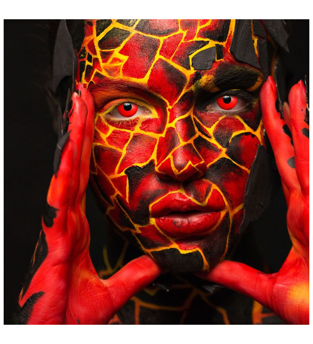 kontaktní čočky jednodenní-devil