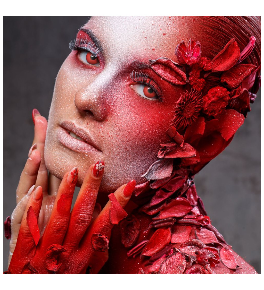 kontaktní čočky jednodenní-devil