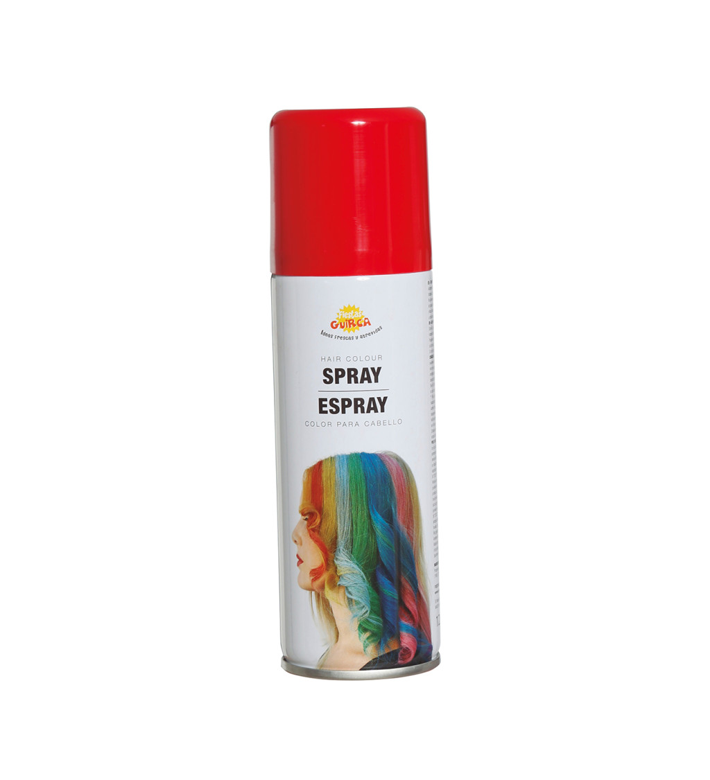 Sprej na vlasy - červený