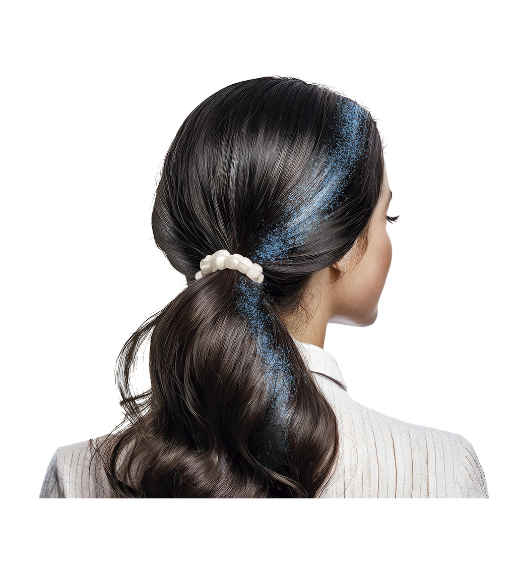 Třpytivý sprej na vlasy - světle modrý