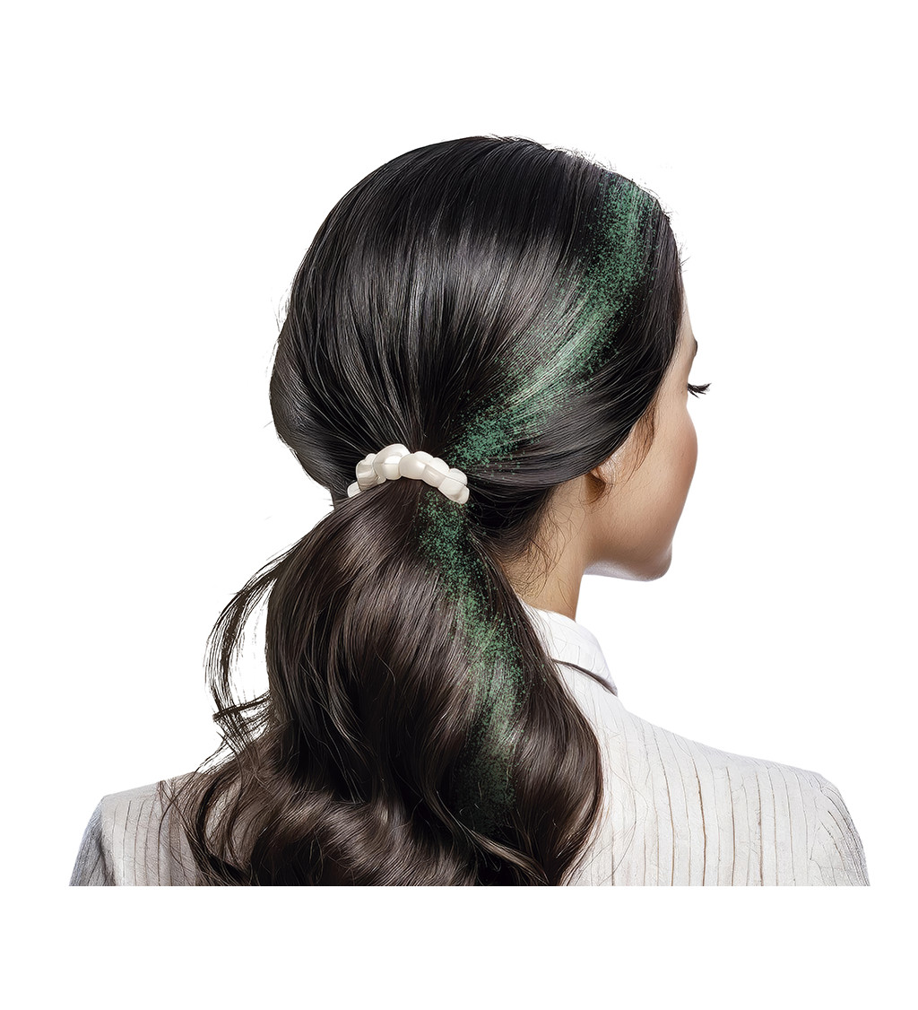 Třpytivý sprej na vlasy - zelený