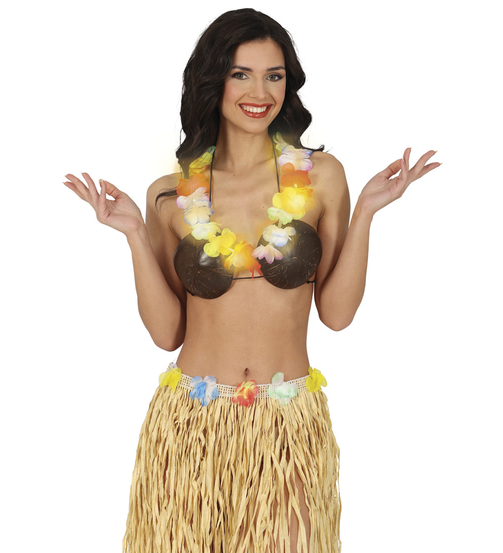 Havajský věnec - se světýlky